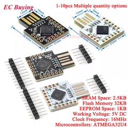 Microcontrolador USB ATMEGA32U4, Mini placa de desarrollo, módulo MICRO PRO de un solo Chip, teclado BadUSB de 16MHZ DC 5V para Arduino R3
