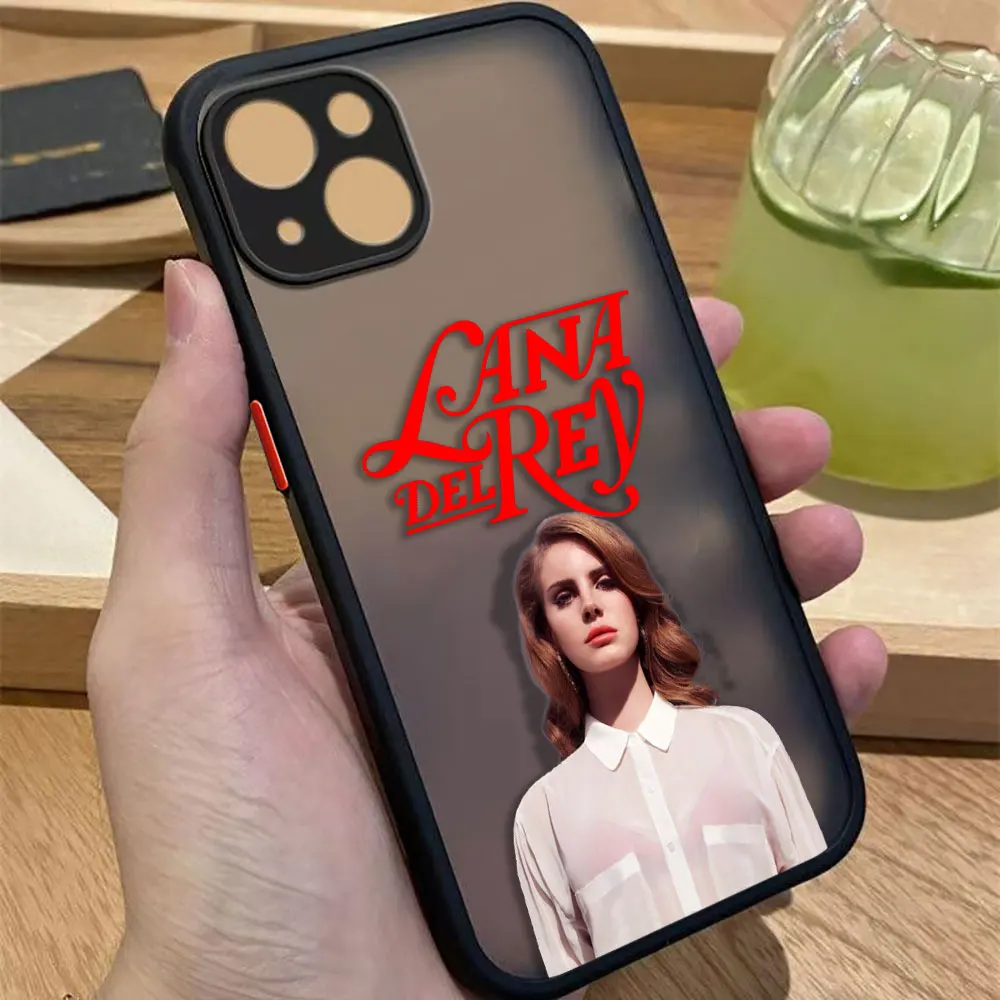 Funda de teléfono mate Singer L-Lana Del Rey para Redmi NOTA 14 13 12S 11 11T 11S 10 10S 9T 9 9S 10X PRO PLUS TPU carcasa DIY - imagen 5