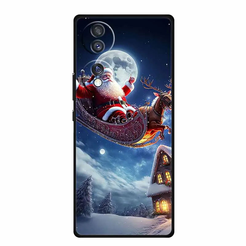 Funda navideña para Honor 70 / 70 Pro / 70Pro + / 70 Lite, funda de silicona TPU suave, Honor 80 60 50 Pro Lite SE - imagen 2