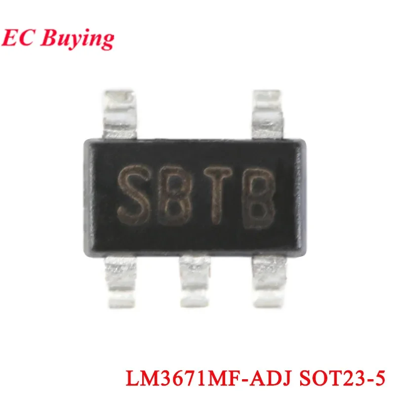 10 uds/1 unidad LM3671 LM3671MF LM3671MF-ADJ SBTS S8T8 LM3671MFX-3.3/NOPB SJEB SJE8 SOT23-5 600mA reductor DC-DC Chip convertidor IC - imagen 3