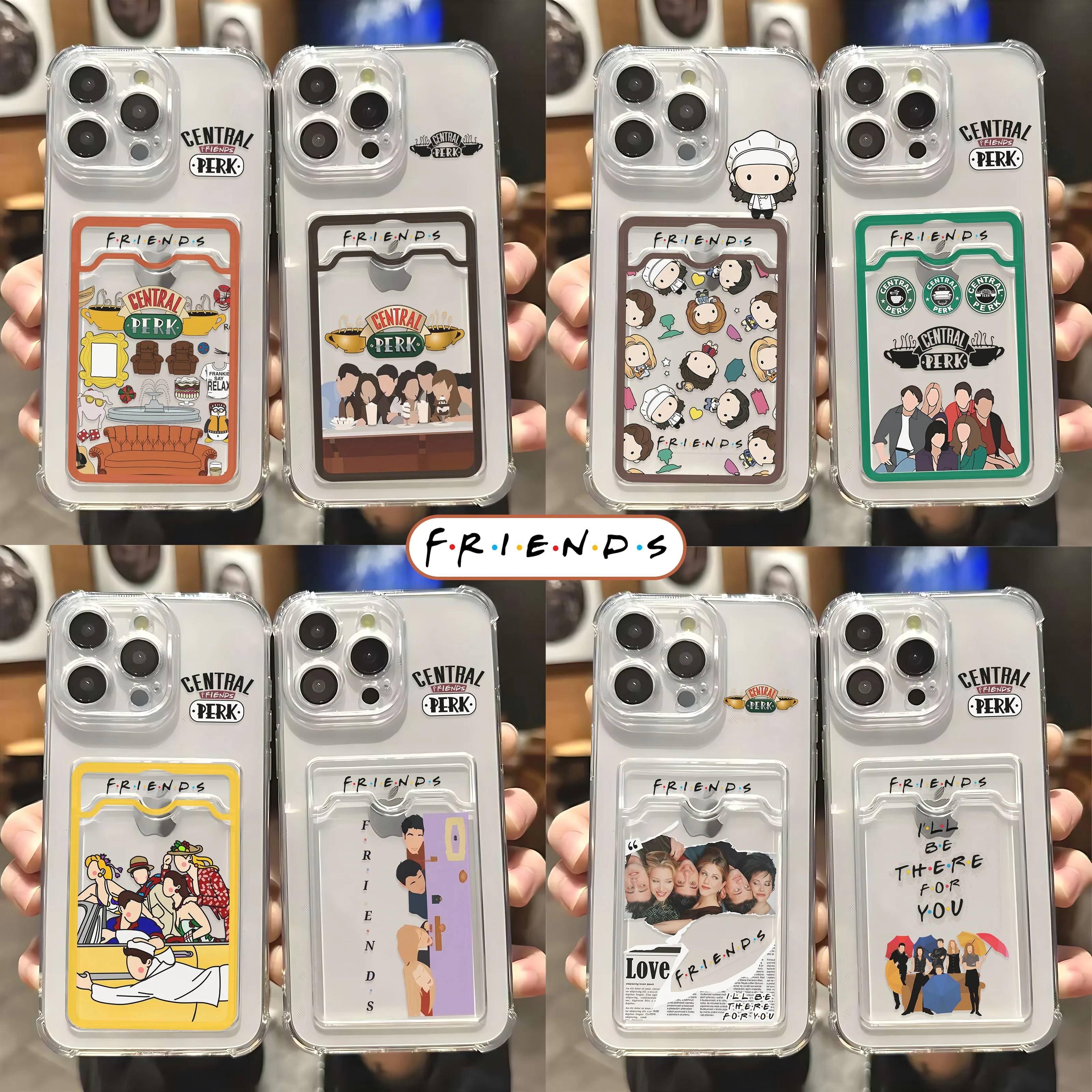 Friends Hot TV Show nueva funda con tarjetero para Samsung A73 A72 A71 A55 A54 A53 A52 A35 A34 A33 A25 A24 A23 A15 A14 A05 A04 5G