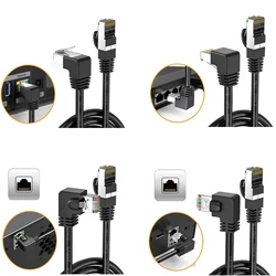 Cable Ethernet CAT6 UTP RJ45 26AWG Conector en Ángulo Gigabit