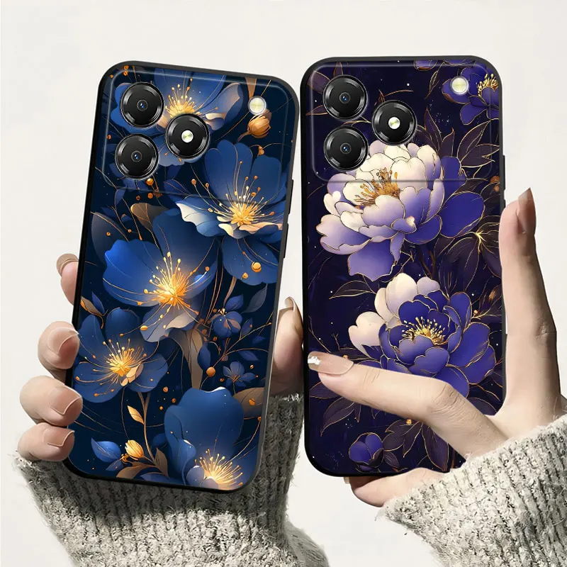 Para ZTE Nubia A76 4G /NubiaA76 funda protectora de silicona suave contraportada para ZTE Nubia A76 5G negro TPU funda de teléfono a prueba de golpes - imagen 5