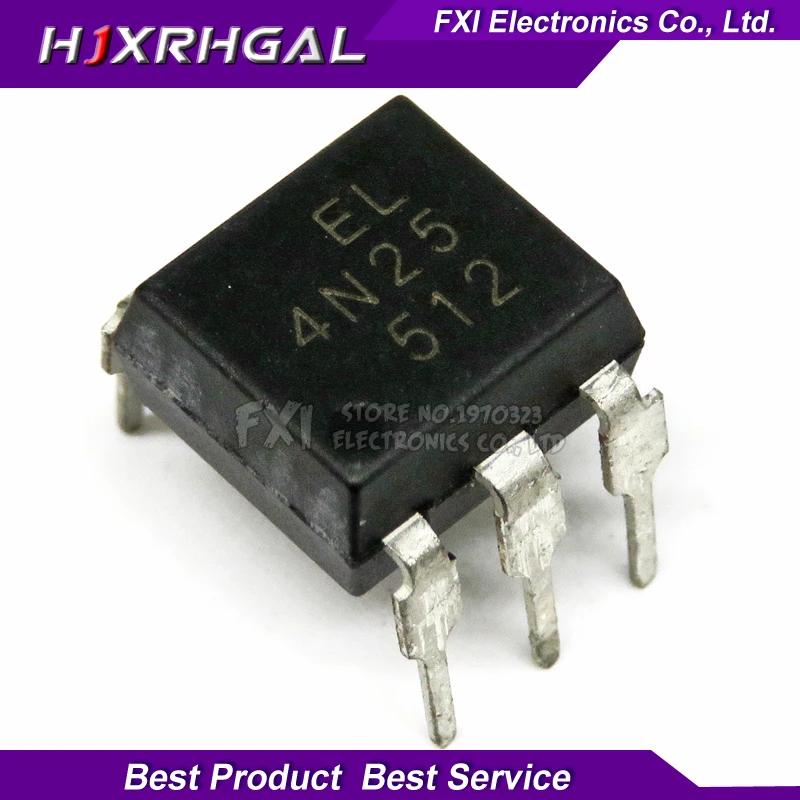 100 piezas EL4N25 4N25 DIP6 DIP