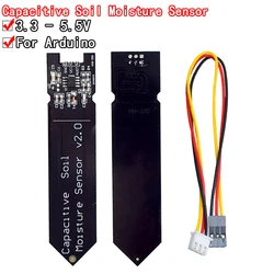 Sensor Capacitivo Humedad Suelo Arduino 3.3-5.5V Anticorrosión