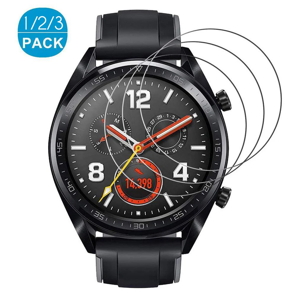 Vidrio templado para Huawei Honor Watch GS Pro, película protectora de pantalla para Honor GS Pro, 2 uds.