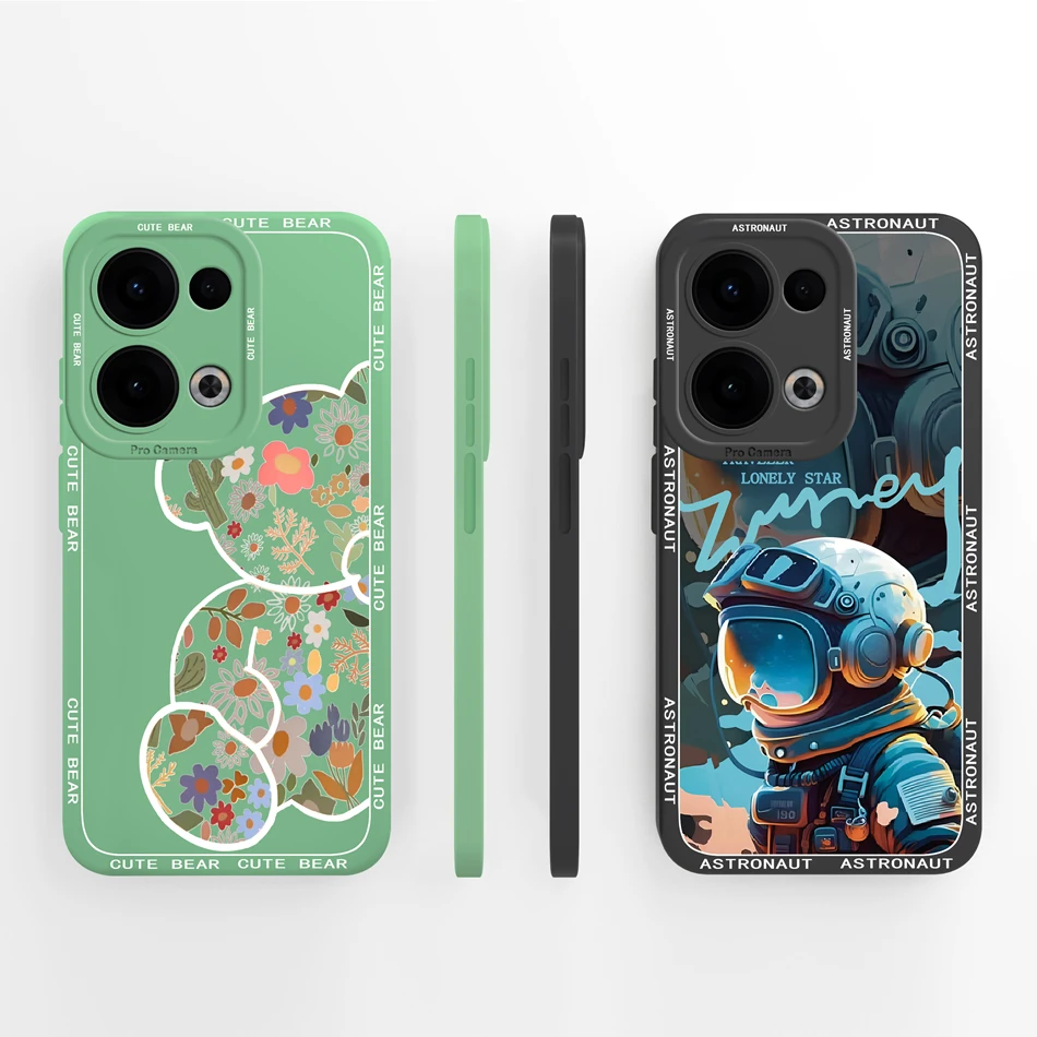 Para Oppo Reno 13 Pro funda trasera de mariposa a la moda para Oppo Reno13 13Pro 5G carcasa de teléfono de silicona líquida suave de alta calidad - imagen 2