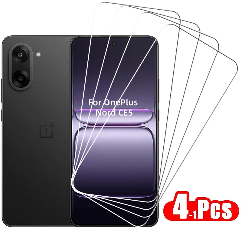Vidrio totalmente transparente para Oneplus Nord CE5, vidrio templado Oneplus Nord CE5, Protector de pantalla HD, película protectora para teléfono Oneplus Nord CE5 - imagen 2