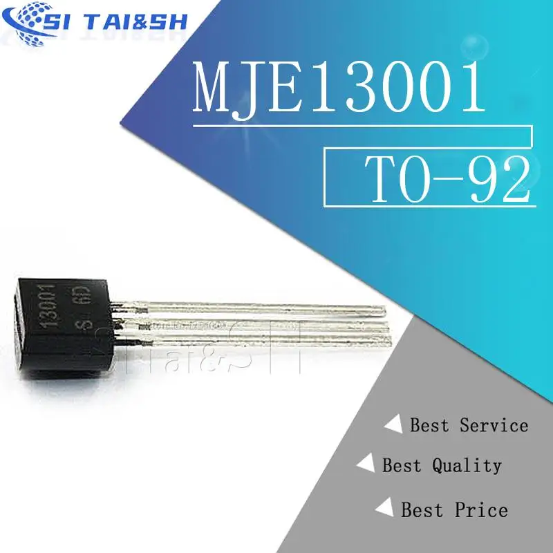 Piezas PCR406J TO-92 PCR406 TO92 406J PCR606 PCR606J MJE13001 MJE13003 BC639 BC640 BC237B BC237 BC238B BC238, 50 unidades