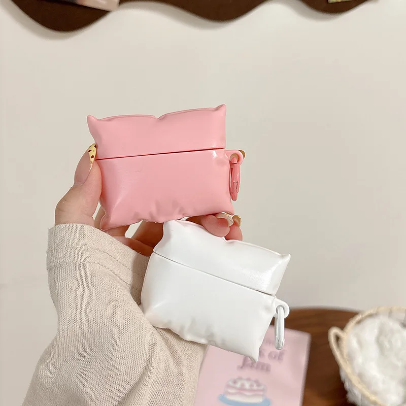 Para Funda Airpods Pro 3, Funda protectora de silicona con almohada colorida para auriculares para Airpods Pro 2 Funda/Airpods 1 2 3 4 Funda - imagen 3