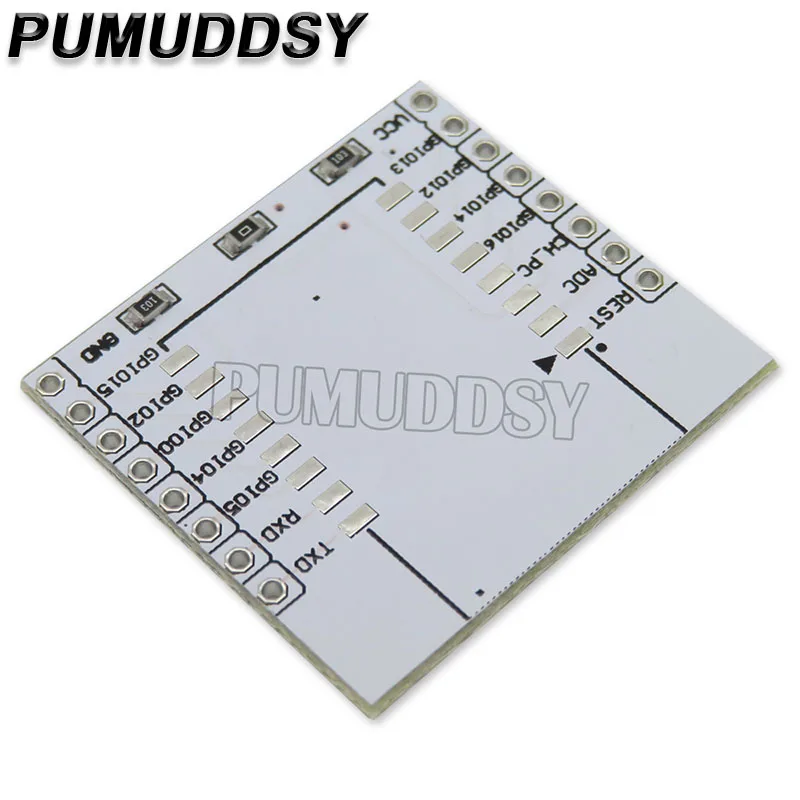 Placa adaptadora de módulo WIFI serie ESP8266, 10 Uds., se aplica a ESP-07, ESP-08, ESP-12 ESP-12F ESP-12E, placa IGMOPNRQ - imagen 2