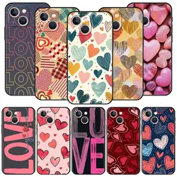 Funda iPhone 16/15/14/13/12/11 – TPU Corazón Colorido