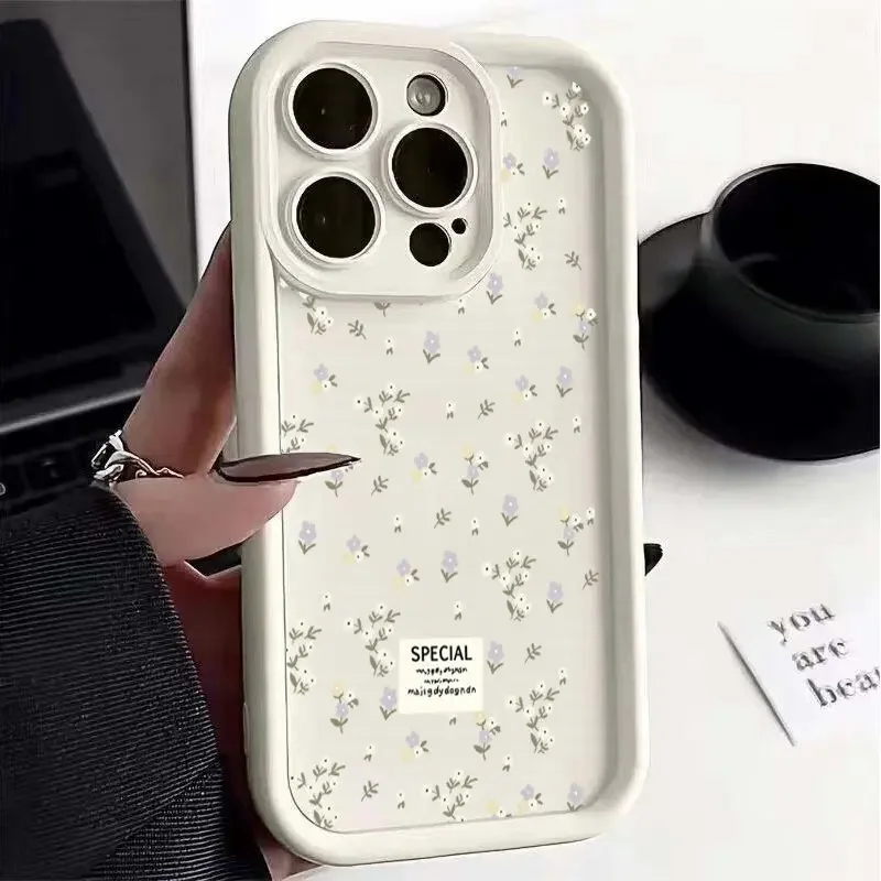 Funda de teléfono con pequeños fragmentos florales para Samsung Galaxy S25 S24 S23 Ultra S20 FE S22 Plus A55 A15 A54 A14 A35 A34 A23 A24 A53 A32 - imagen 5