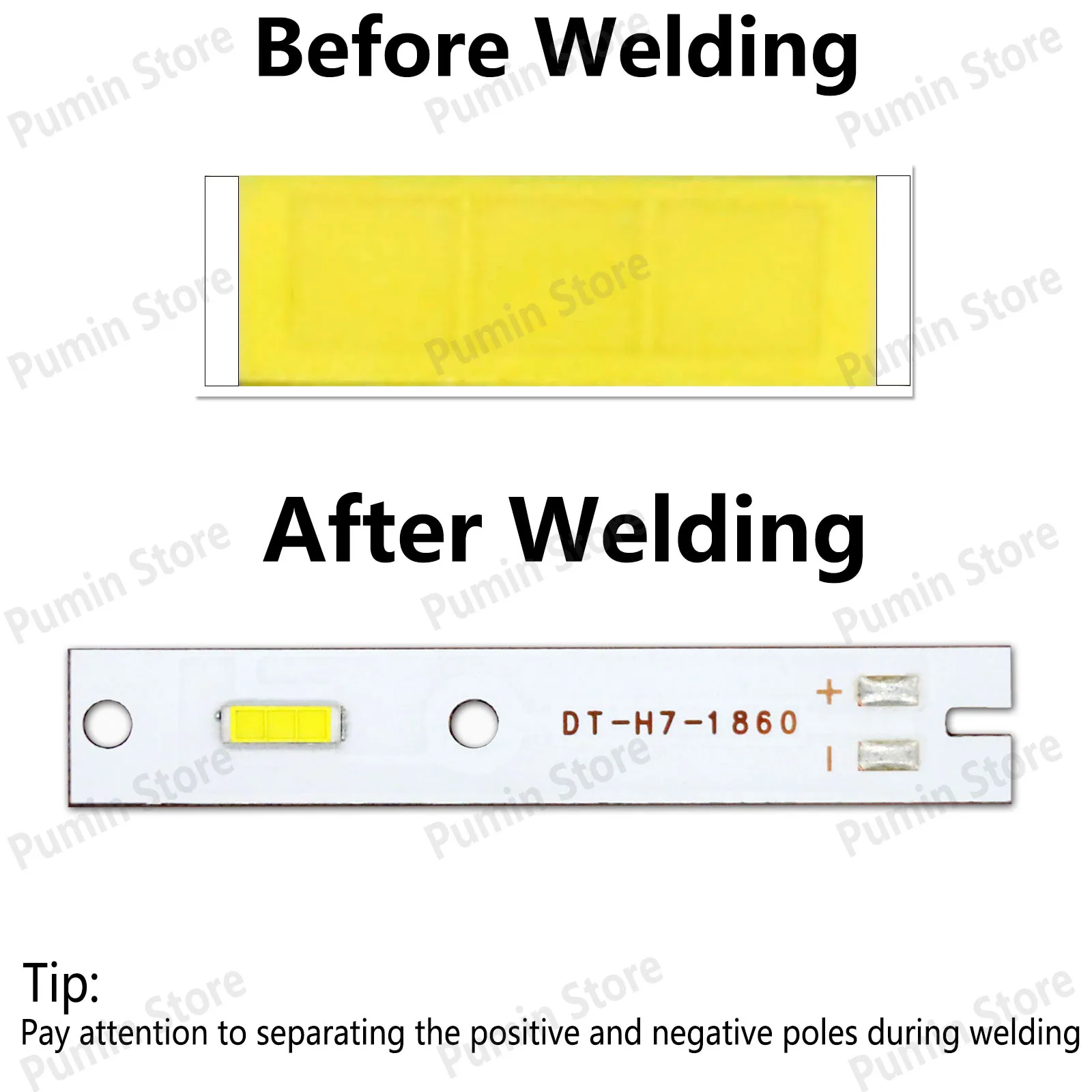 10 Uds 9V CSP1860 LED coche diodo de alto brillo lámpara luminosa cuenta LED10-15W 1500lm 4000K 7000K luz cálida fuente de luz de faro - imagen 3