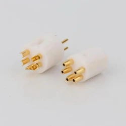 Turnlabe Conector DIN 5 pines M oro brazo giratorio para platos Hi-Fi