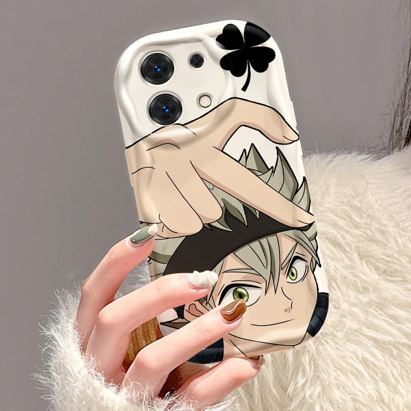 Arte Popular de Anime de clavo negro para Xiaomi Redmi Note 13, 12, 12S, 11S, 11, 10, 9, 8, 10A, 9C, 9T Pro Plus, funda de teléfono con aceite de onda 5G - imagen 3