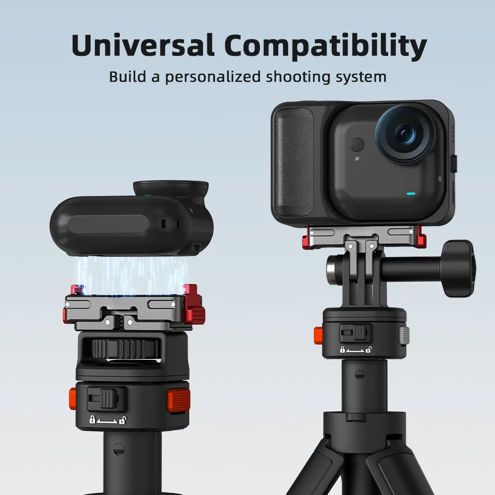 Nueva Base magnética de liberación rápida de Metal para Insta360 Go Ultra montaje de expansión soporte de tornillo 1/4, accesorios para Cámara de Acción - imagen 5