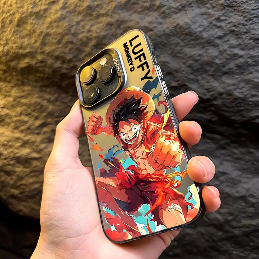 Funda de teléfono de carcasa suave para Apple iPhone 12 11 14 XS MAX 16e 16Pro 13 Pro MAX 15 XR 14Pro Anime piezas - imagen 4