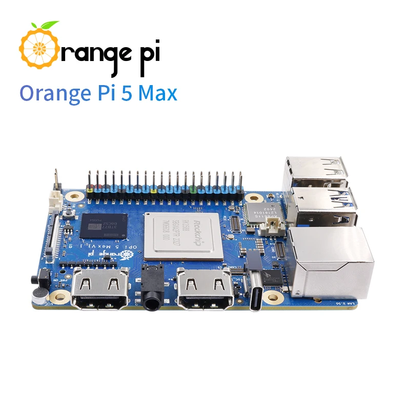 Placa de desarrollo Orange Pi 5 Max 8GB 16GB RAM Rockchip RK3588 M.2 PCIE 2,5G LAN WiFi6 + BT5 caja opcional fuente de alimentación EMMC - imagen 3