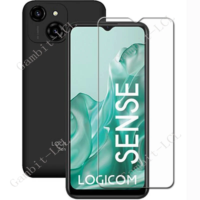 3 uds 9H HD vidrio templado protector para Logicom Sense ON LogicomSense 6,5 "película protectora de pantalla - imagen 2