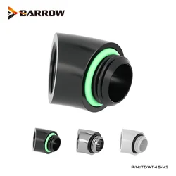 Adaptador G1/4 Macho-Hembra 45° Barrow Refrigeración Líquida PC