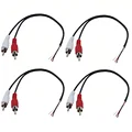 4x RCA 2way Male