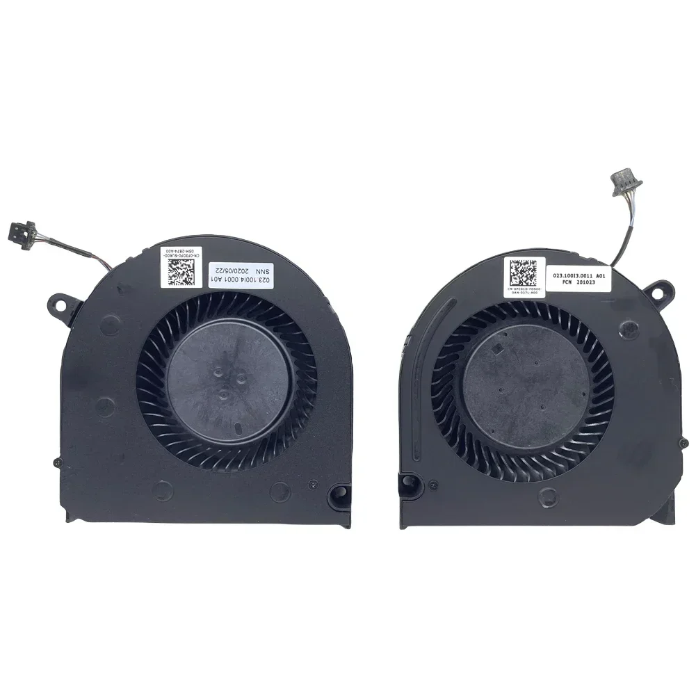 Ventilador de refrigeración CPU + GPU de repuesto para ventilador serie DELL G5 15 SE 2020 5500 5505 I5505-A685GRY - imagen 2