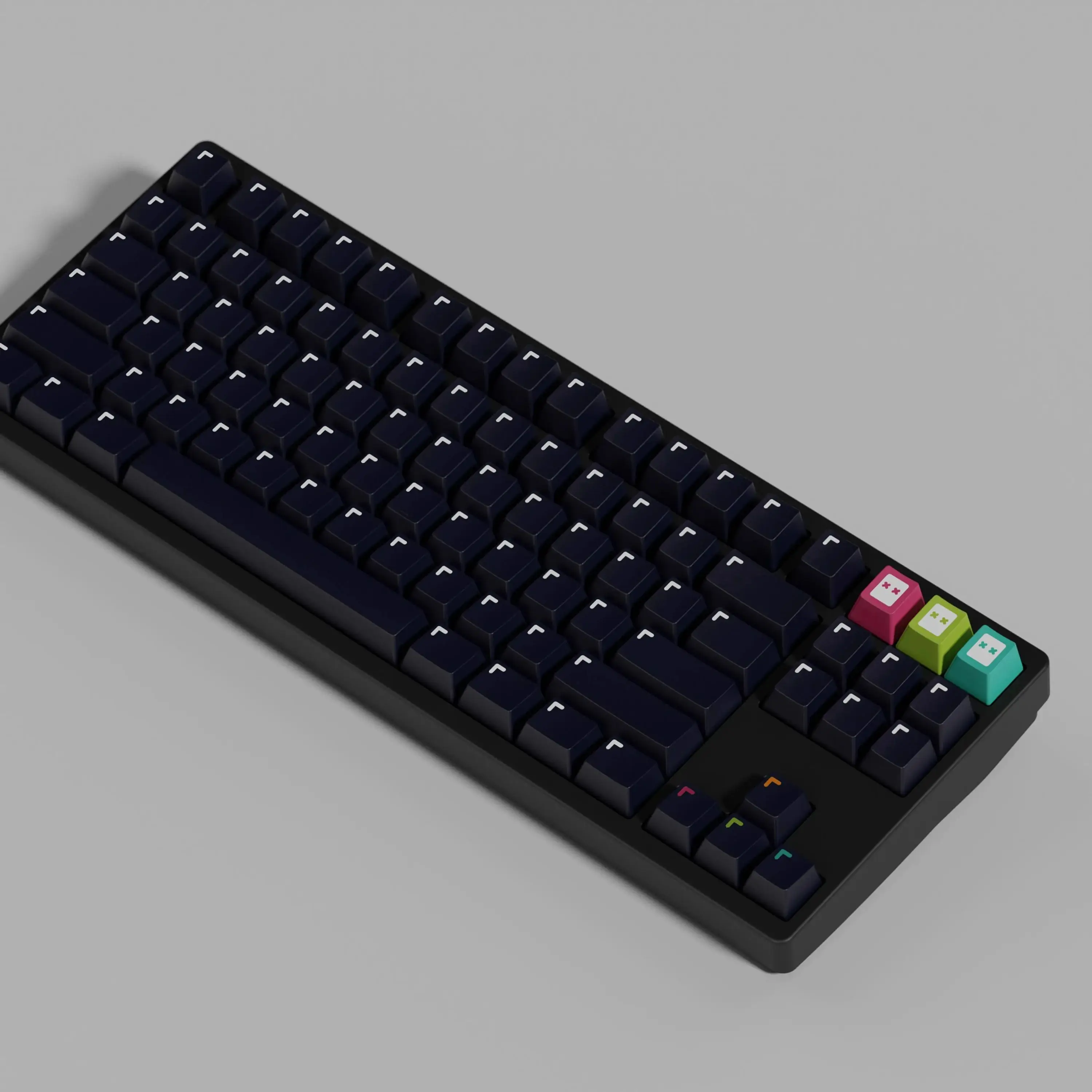 Teclas GMK Pixels, 144 teclas, Material PBT, perfil de cereza, DYE-SUB para teclado mecánico MX Switch 61/64/68/71/75/84/87/96/98/104 - imagen 3