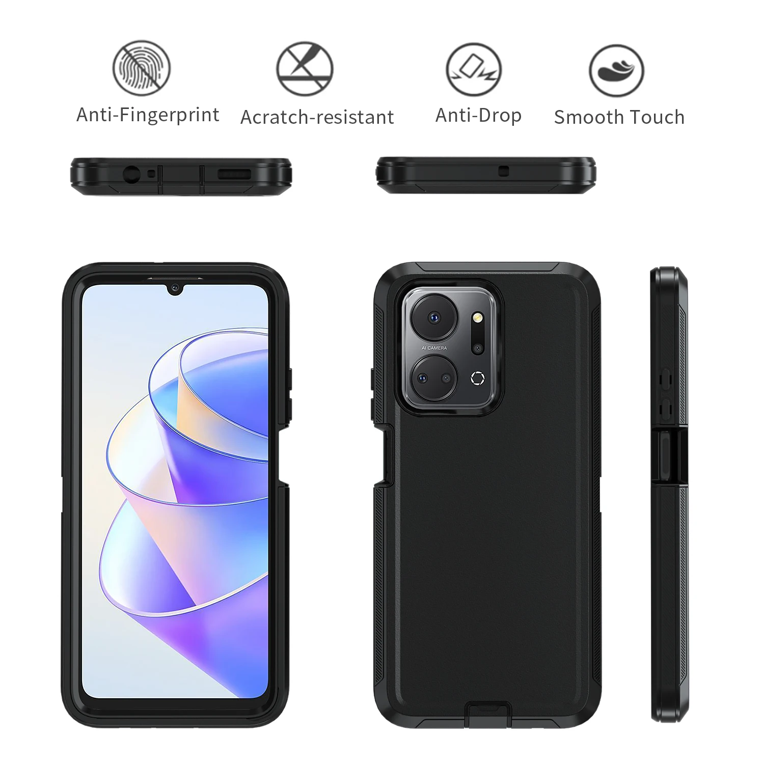 Funda protectora a prueba de golpes para Huawei, carcasa dura de PC y TPU, anticaída, para modelos X7A, X8A, X9A, Nova9, Magic 5lite - imagen 2