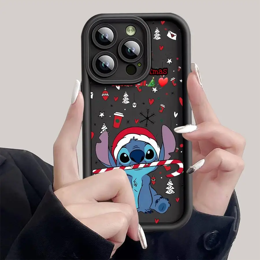 Funda de teléfono de punto de dibujos animados de Navidad para Samsung S25 S24 S23 S22 S21 S20 Note 20 FE Plus Ultra 4G 5G funda de silicona suave TPU - imagen 4
