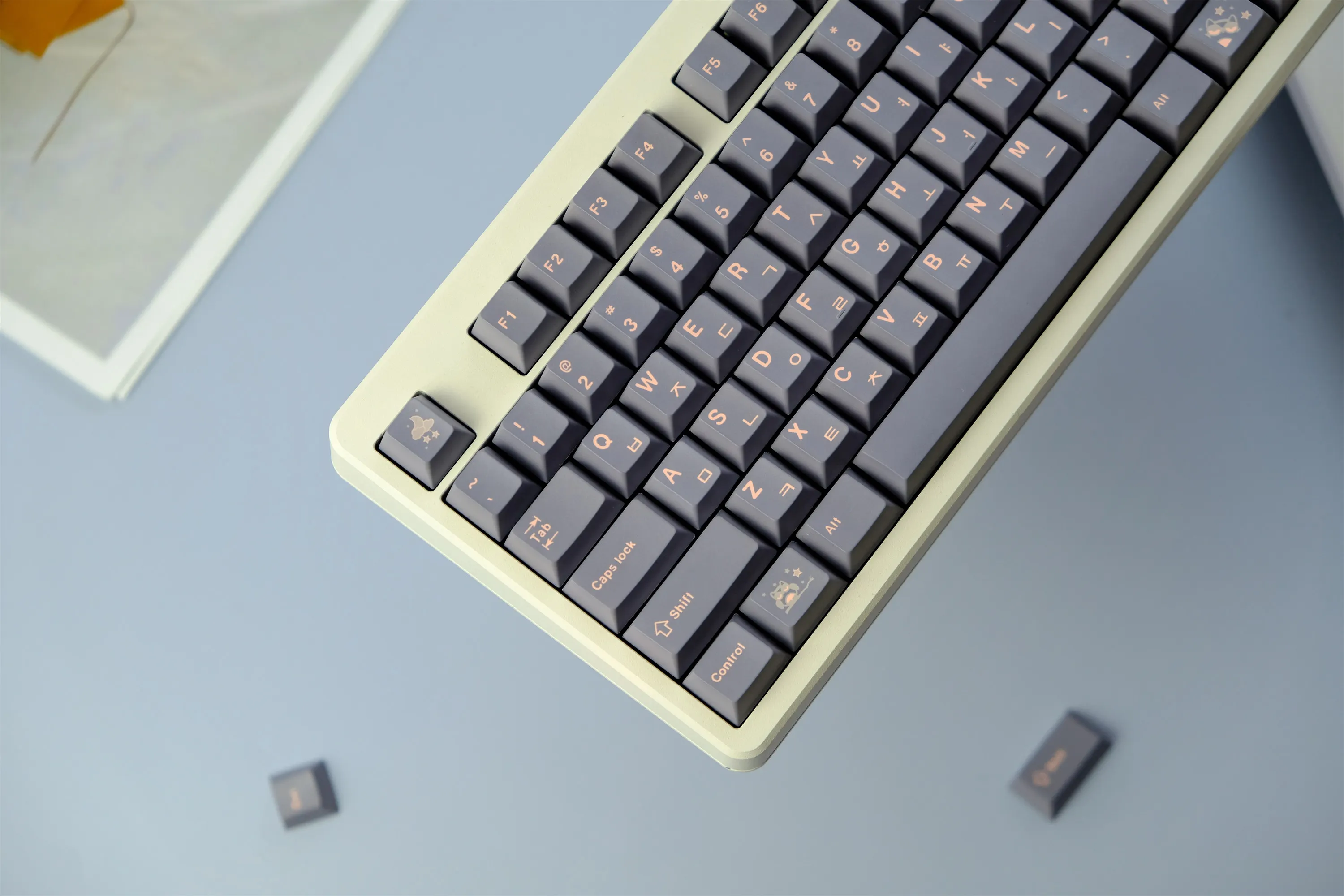 GMK-Tecla de búho, teclas PBT de 129 teclas, perfil de cereza, DYE-SUB, personalizadas, para teclado mecánico - imagen 3