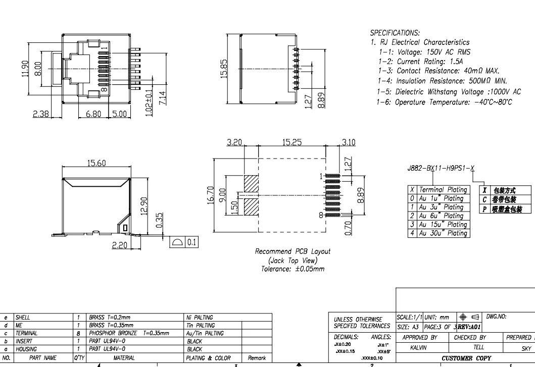 Conector - Vista del Conector