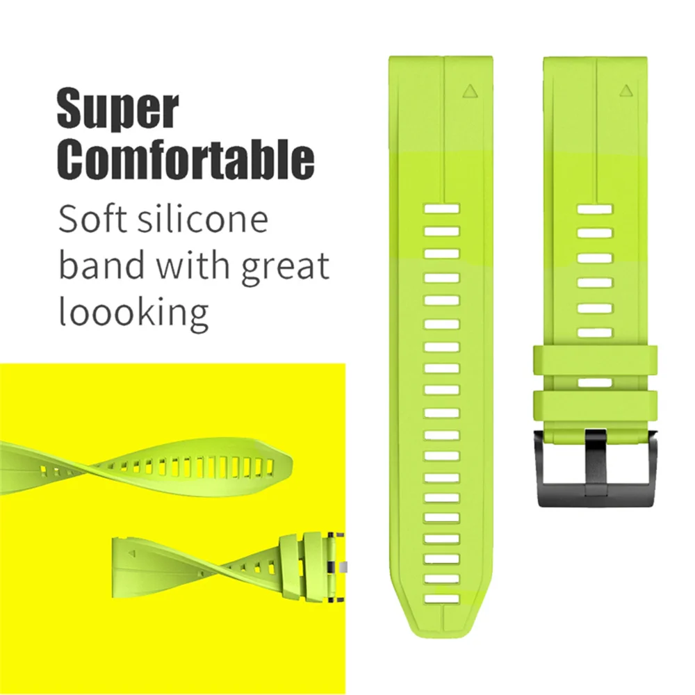 Correa de ajuste rápido de 22mm y 26mm para reloj Garmin Instinct 2X, correa Forerunner 965 935 S60 S62 S70, accesorios de pulseras de silicona - imagen 5