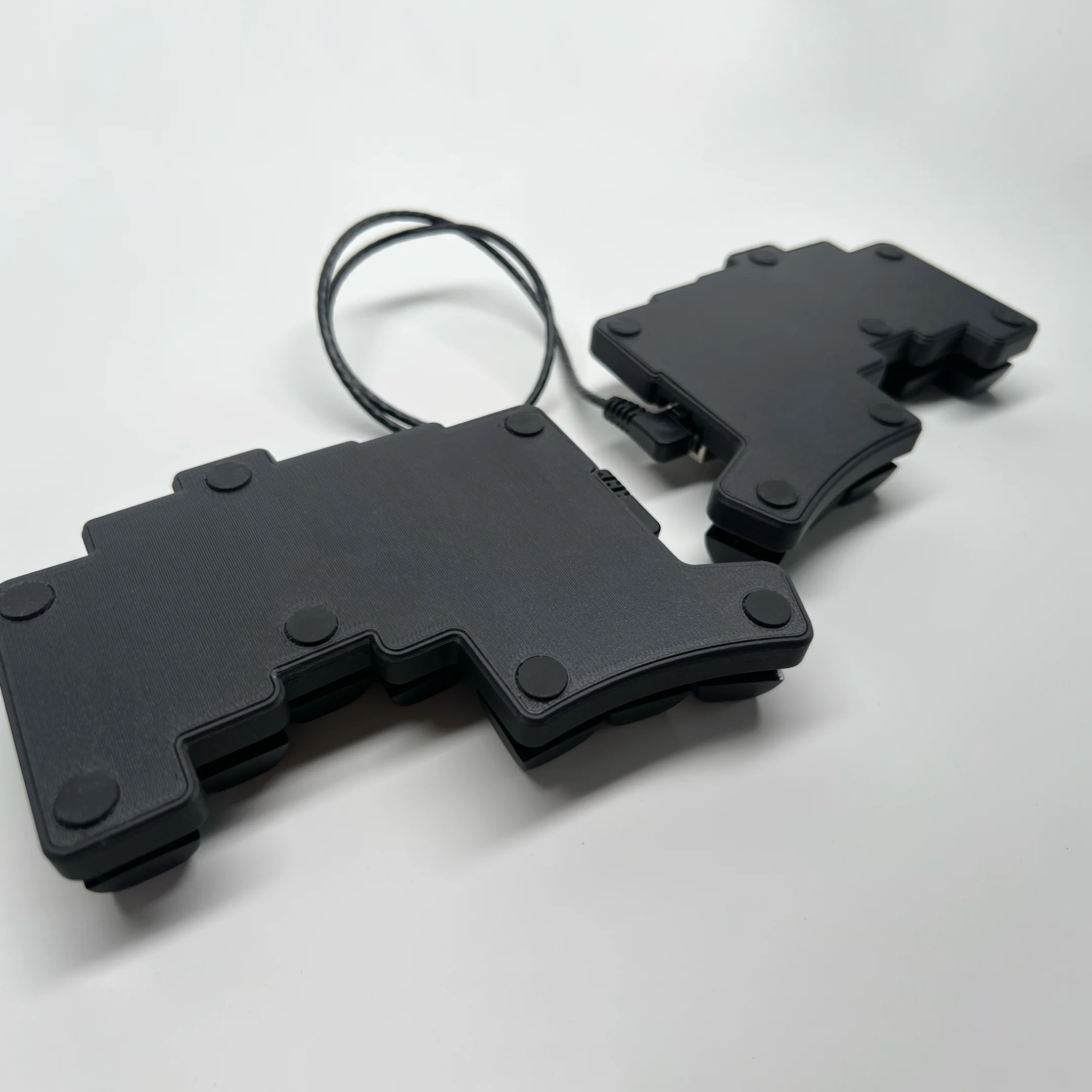 Cheapino V2 teclado dividido con cable Vial de intercambio en caliente teclado mecánico ergonómico juego MX interruptores QMK Firmware pre-soldado Kit de bricolaje - imagen 3