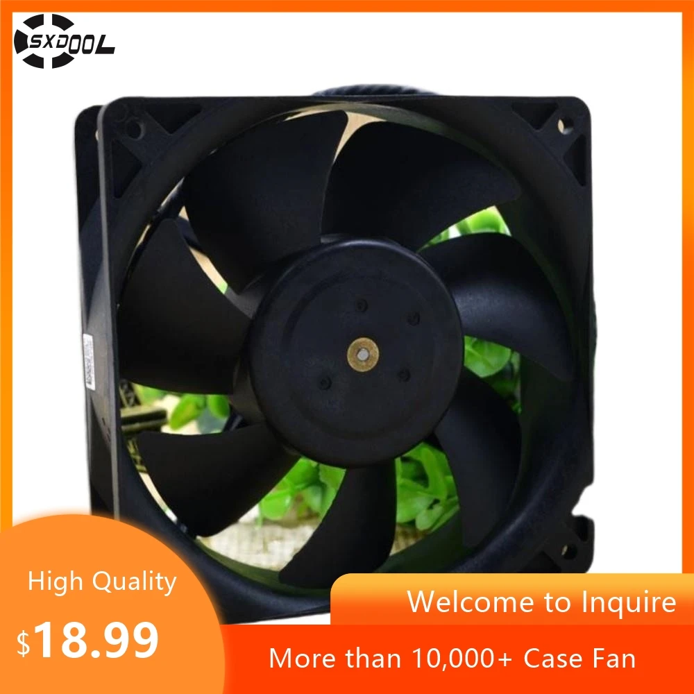 12038 12V 1.40A Ventilador de refrigeración B35502-35DEL7 PP749-A00, alto flujo de aire, rodamiento de bolas doble, para servidores, fuentes de alimentación, gabinetes - imagen 2