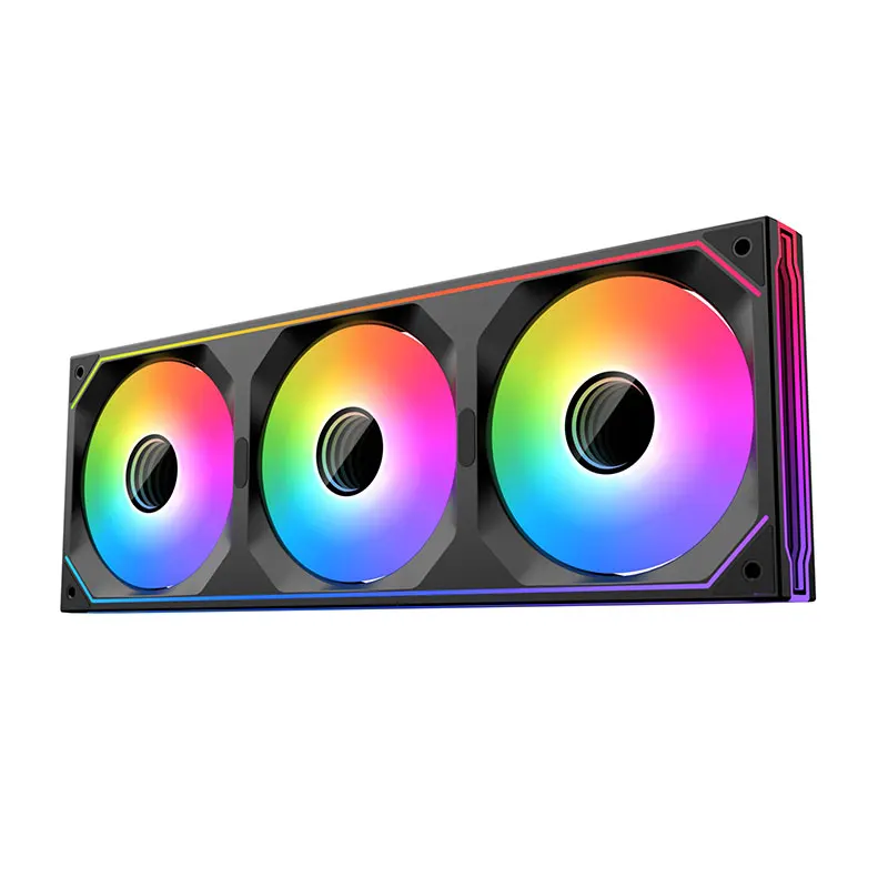 XIGMATEK Infinity SF360 ventilador Digital ARGB integrado, pantalla Digital espejo infinito/velocidad del ventilador de pantalla/come con controlador de ventilador - imagen 3