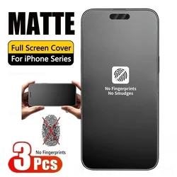 Vidrio Templado Mate iPhone 16 Pro Max / 15 Pro / 14 Pro