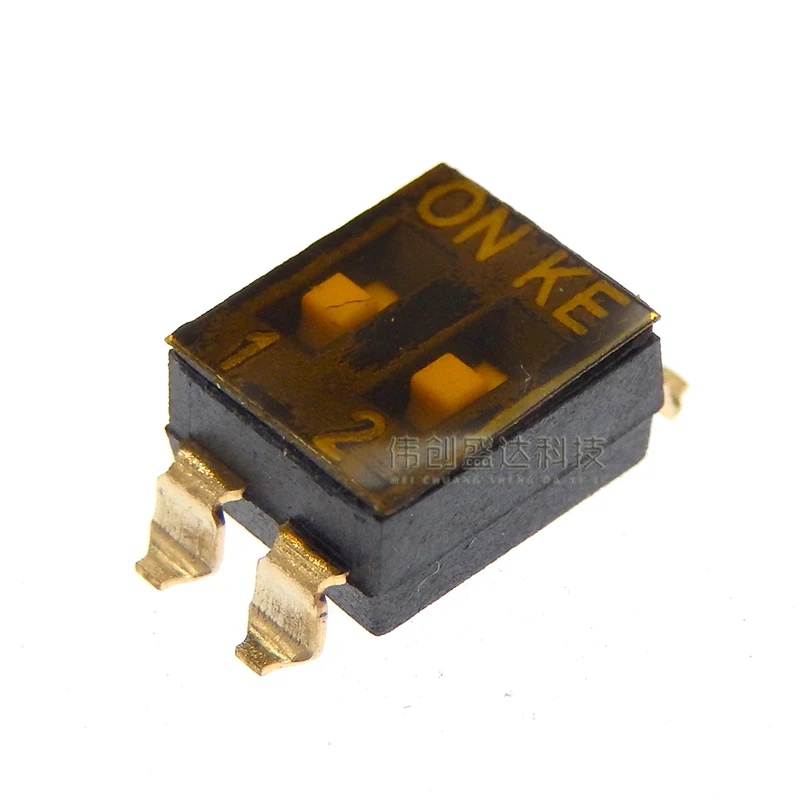 5 uds SMD SMT interruptor tipo deslizante 1P 2P 3P 4P 5P 6P 8P 10P 1,27/2.54mm posición DIP interruptor de palanca de paso negro interruptor a presión negro - imagen 5