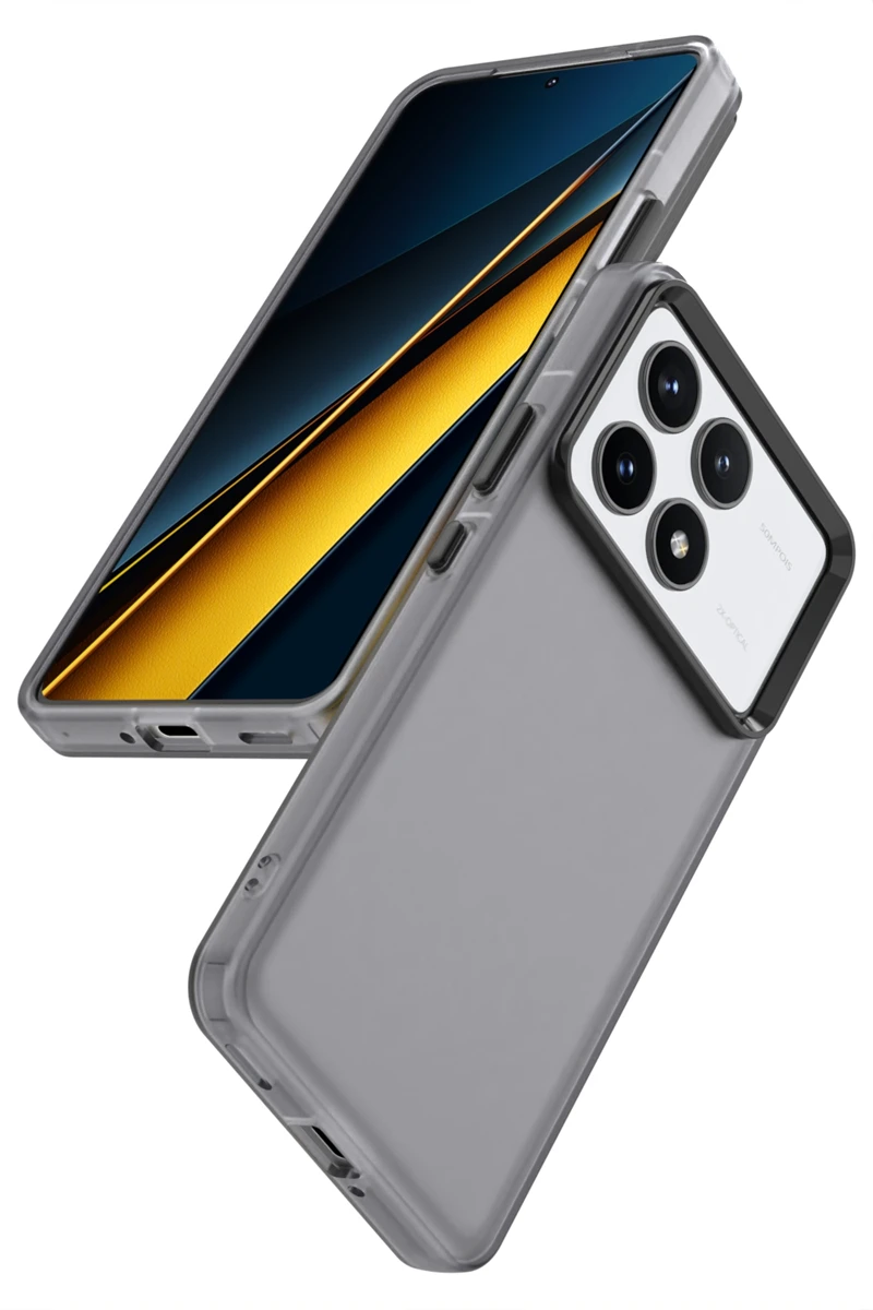 Funda transparente esmerilada para Xiaomi POCO F6 Pro, funda de silicona mate Simple TPU POCO F6 Pro, funda protectora para teléfono POCO F6 Pro - imagen 3