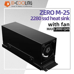 ID-COOLING ZERO M25 – Refrigerador SSD M.2 NVMe con Ventilador PWM