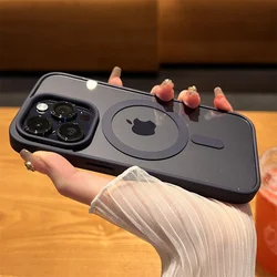 Funda MagSafe iPhone – Carga inalámbrica antigolpes transparente
