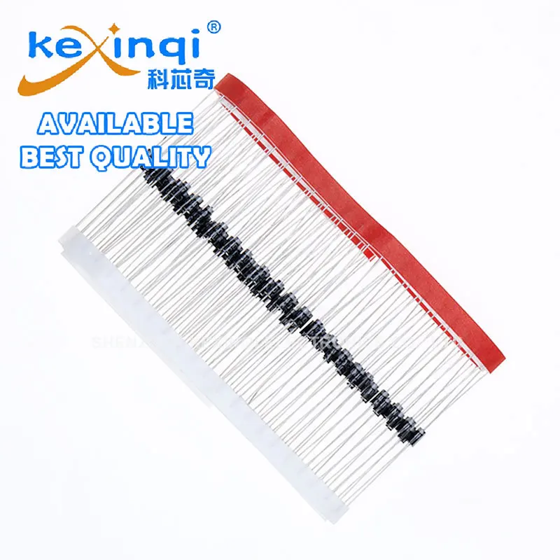 (50 uds) 1N4007 4007 1A 1000V D0-41 diodo rectificador 1N4001 1N4002 1N4003 1N4004 1N4005 1N4006 en 4001 4002 4003 4004 4005 4006 - imagen 5