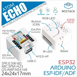 M5Stack ATOM Echo – Altavoz Inteligente Programable ESP32