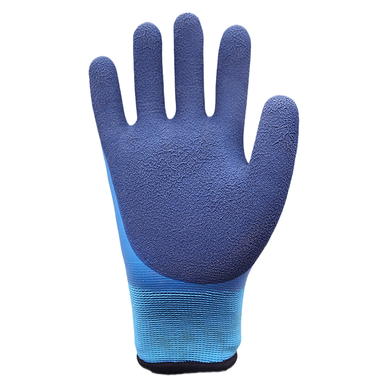 Guantes de dedo completo a prueba de frío, guantes de goma acolchados impermeables para invierno, guantes de protección laboral gruesos para trabajo en sitio de construcción - imagen 2