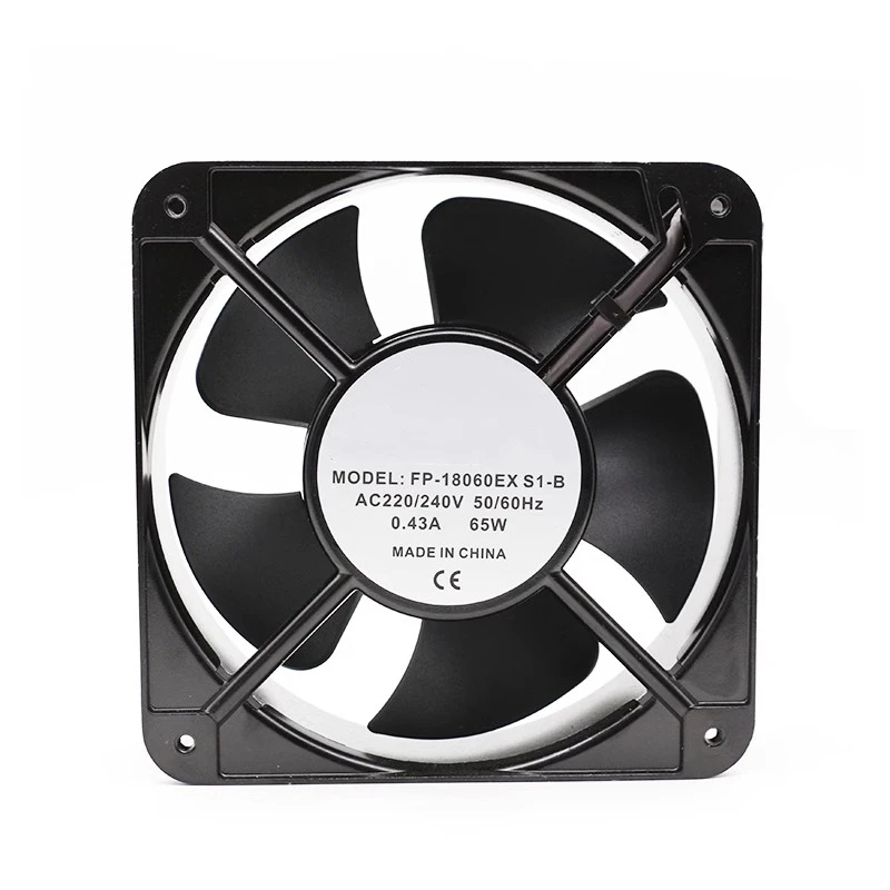 Ventilador de refrigeración con rodamiento de bolas doble, caja de distribución industrial, 18060, 18CM, CA 110C, 220V-240V, 380V, nuevo