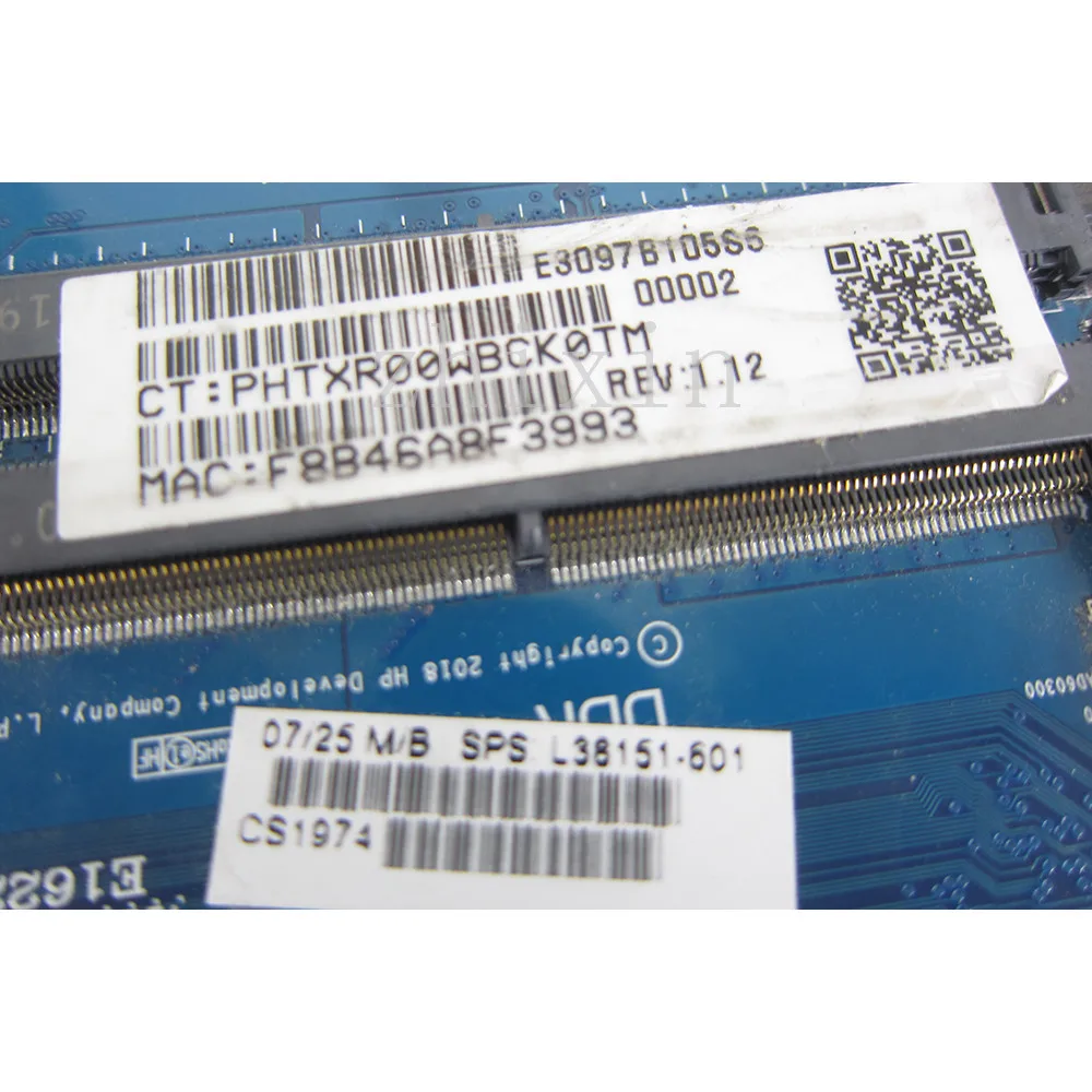 Para la placa base del ordenador portátil HP 240 G7 14-CK con i5-8265U CPU L38151-601 6050A 3024001 -Placa base para portátil MB-A01 - imagen 3