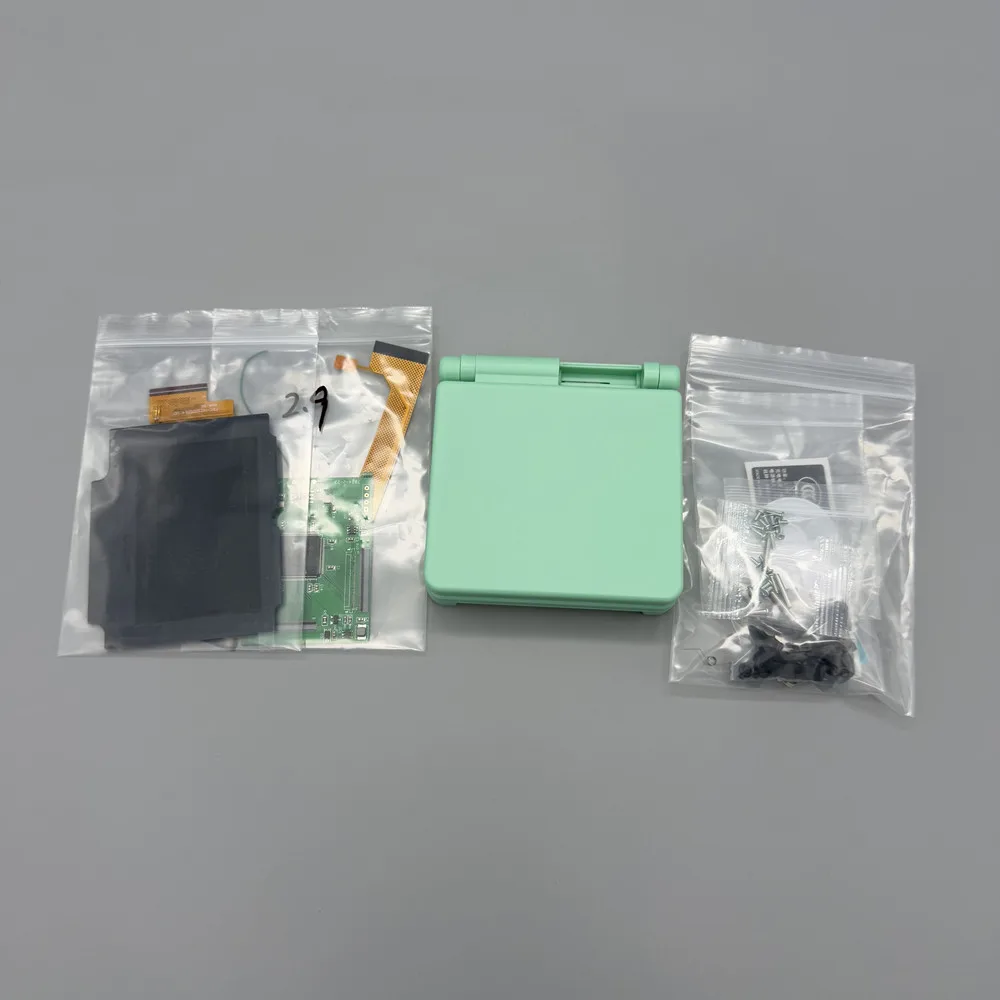 GBASP-LCD IPS de alto brillo y kit de carcasa para Gameboy advance SP, 2,9" - imagen 3