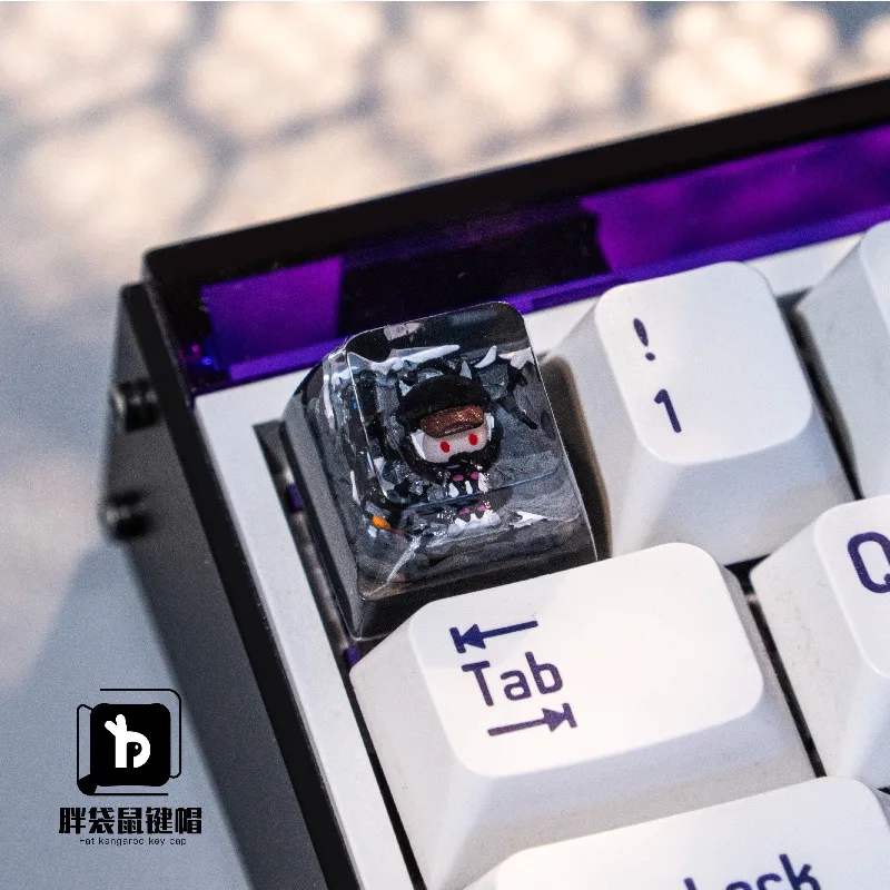 Tapa de tecla Delta Force Point, teclas personalizadas de resina hechas a mano, teclas de teclado con perfil MX Cherry para accesorios de teclado mecánico - imagen 5