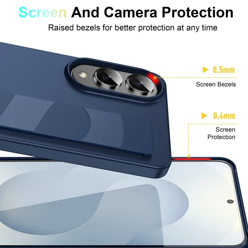 Funda de teléfono con soporte para correa de muñeca elástica de silicona suave de lujo para Samsung Galaxy S25Edge S24 S23 Ultra Plus, funda dura mate fina - imagen 2