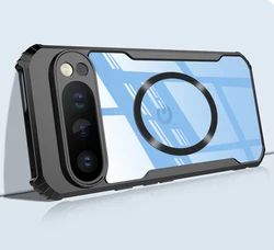 Funda magnética transparente antigolpes para Google Pixel 10 Pro XL